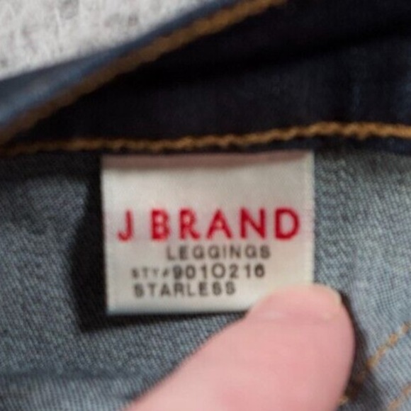 J Brand Womens Legging Size 26 Blue Comfort Stretch Lightweight Dark Starless - Picture 12 of 12